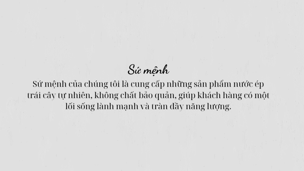 sứ mệnh