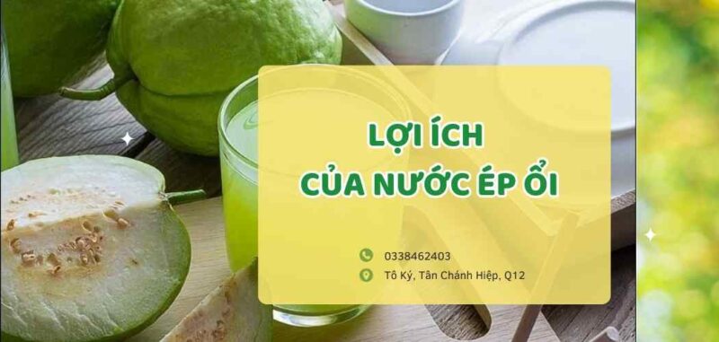 Lợi ích của nước ép ổi